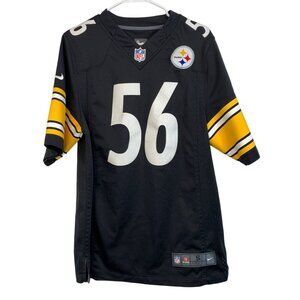 Rare Nike NFL Pittsburg Steelers 56 Woodley Jersey Size Small black GUC 6843